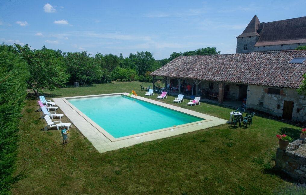 Villa Chateau De Goudourville Exterior foto